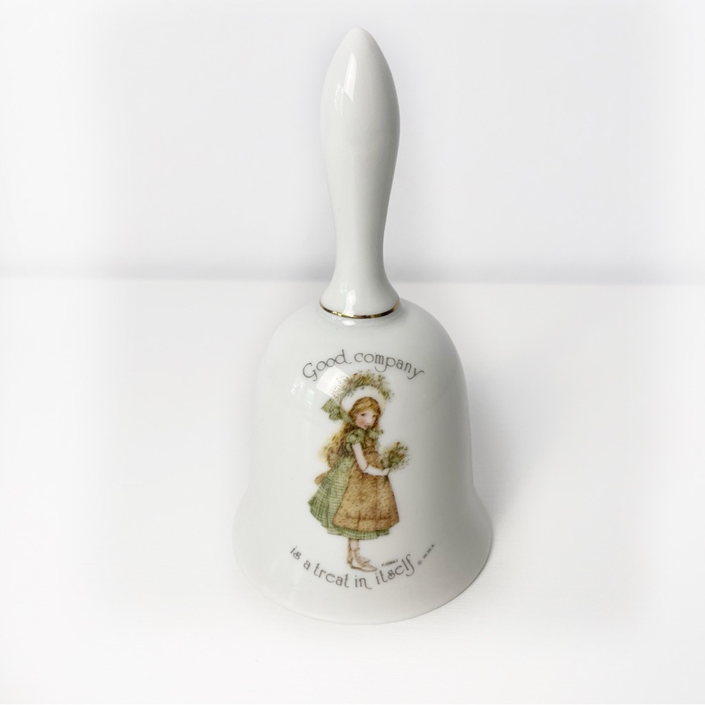 Vintage Holly Hobbie 1974 Ceramic Bell